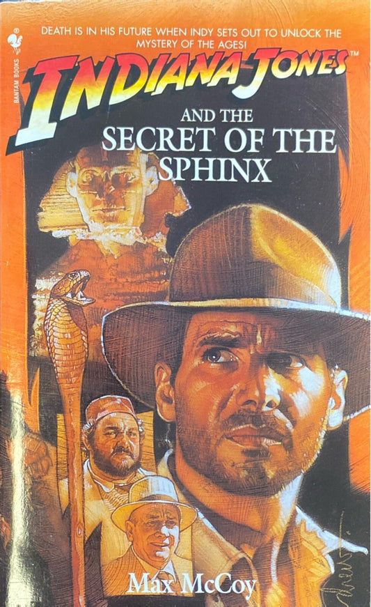 Indian Jones and the Secret of the Sphinx by Max McCoy 1999 Bantam Paperback