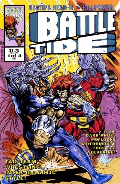Marvel Comics UK BattleTide #1-4 Modern Age 1992-1993 Complete