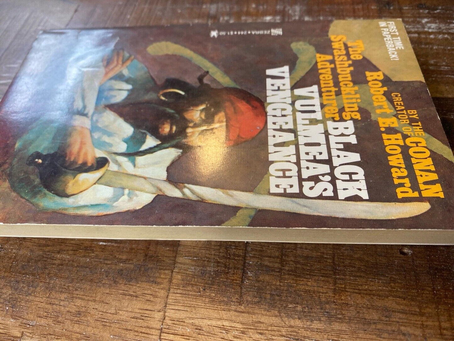 Black Vulmea's Vengeance by Robert E. Howard 1977 Zebra 244 Paperback