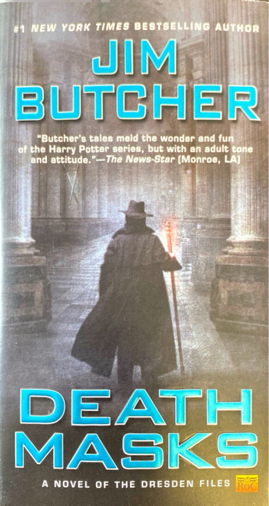 Death Masks by Jim Butcher 2003 Roc Paperback Dresden Files