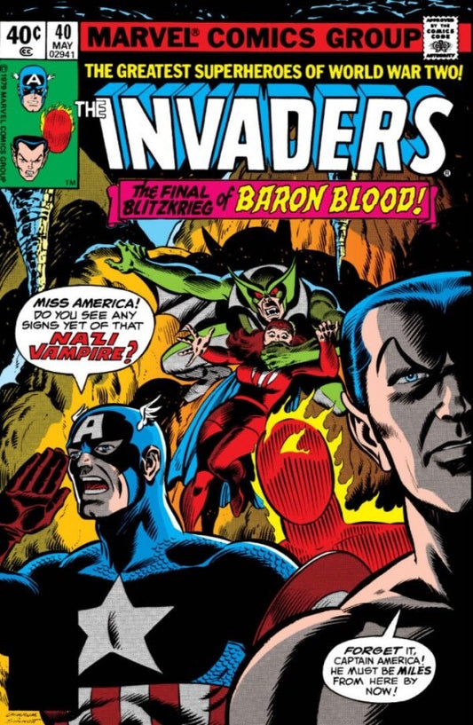 Marvel Comics The Invaders #40 Bronze Age 1979