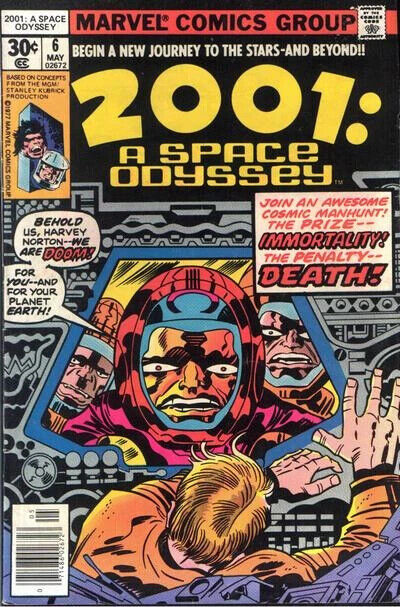 Marvel Comics 2001: A Space Odyssey #6 1977 Bronze Age