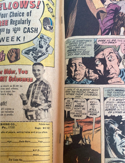 Marvel Comics Tomb of Dracula #5 Bronze Age 1972