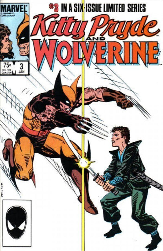 Marvel Comics Kitty Pryde and Wolverine #3 Copper Age 1984
