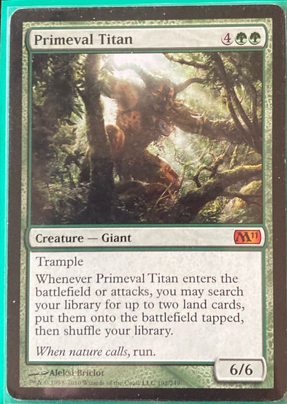 Magic the Gathering (MTG) Primeval Titan Magic 2012 (M12)