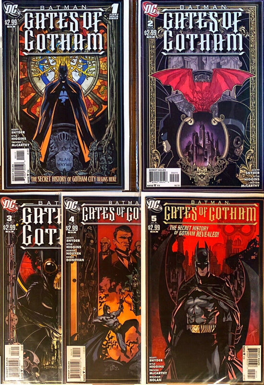 DC Comics Batman: Gates of Gotham #1-5 Modern Age 2011 Complete Snyder