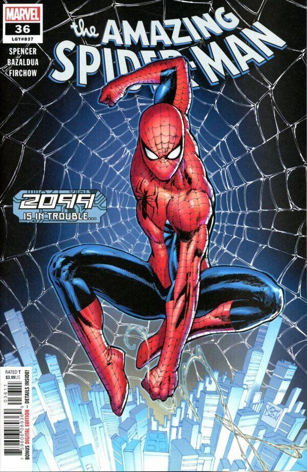 Marvel Comics Amazing Spider-man #36 Legacy #837 Modern Age 2019 Variant