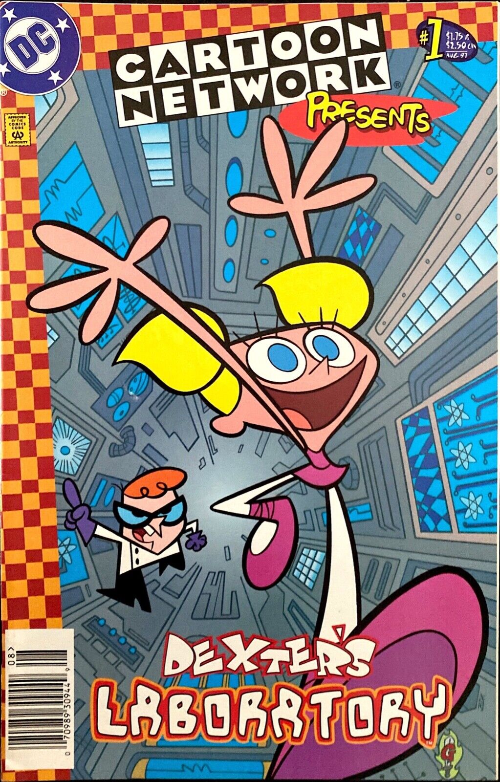 DC Comics Cartoon Network Presents #1 Modern Age 1997 Dexter's Lab Newsstand