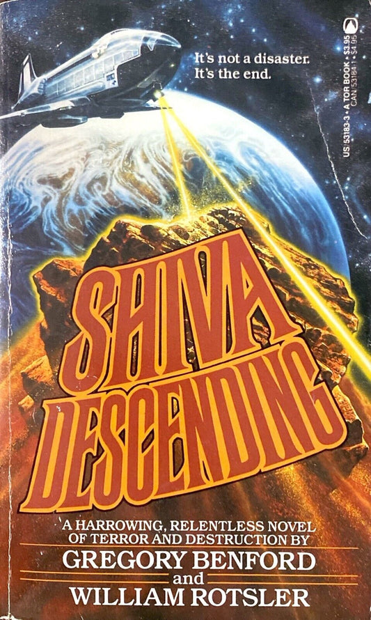 Shiva Descending by Gregory Benford and William Rotsler 1985 Tor Paperback