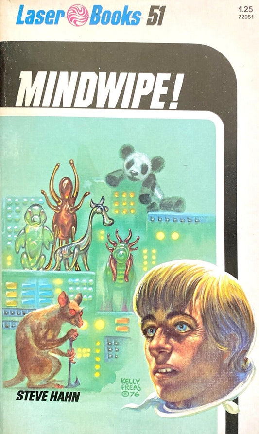 Mindwipe! by Steve Hahn 1976 Laser Paperback #51