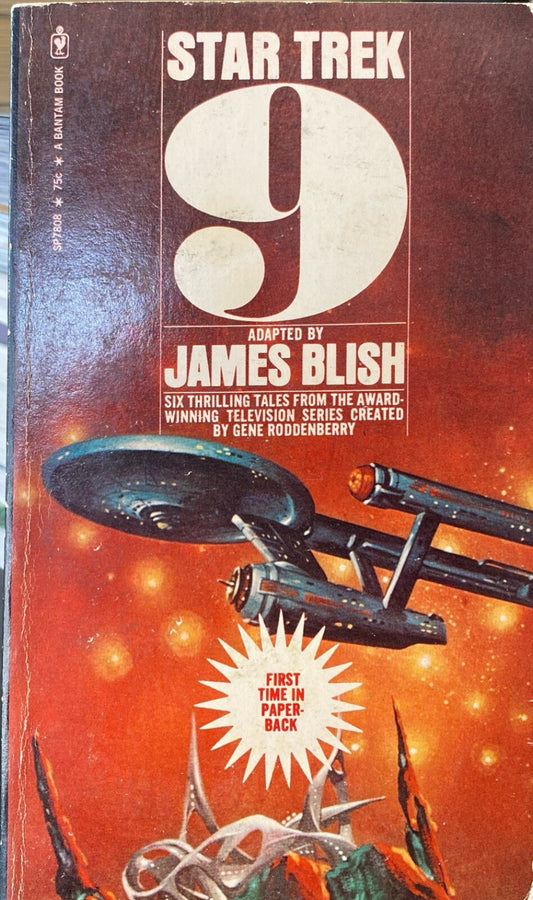 Star Trek 9 adapted by James Blish 1973 Bantam SP7808Paperback