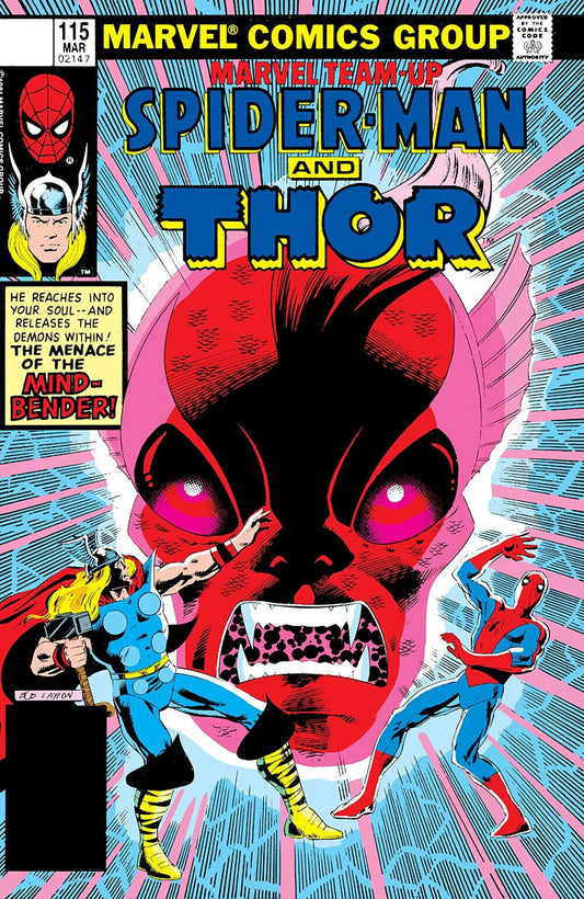 Marvel Comics Marvel Team-Up #115 Bronze Age 1982 Spider-man Thor