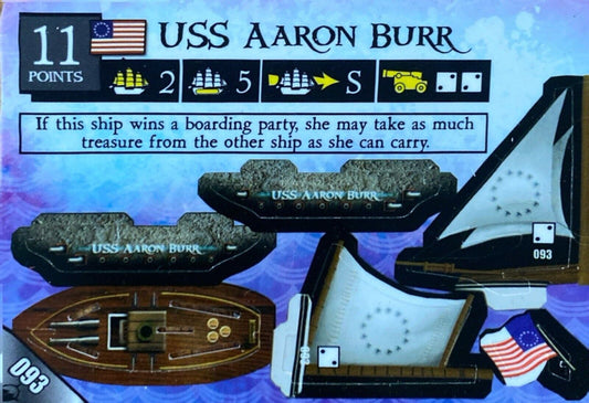 WizKids Pirates CSG at Ocean's Edge 093 USS Aaron Burr