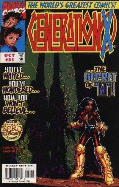 Marvel Comics Generation X #31 Modern Age 1997