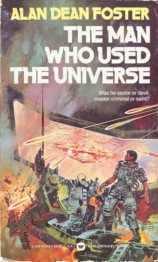 The Man Who Used the Universe by Alan Dean Foster 1983 Warner Paperback