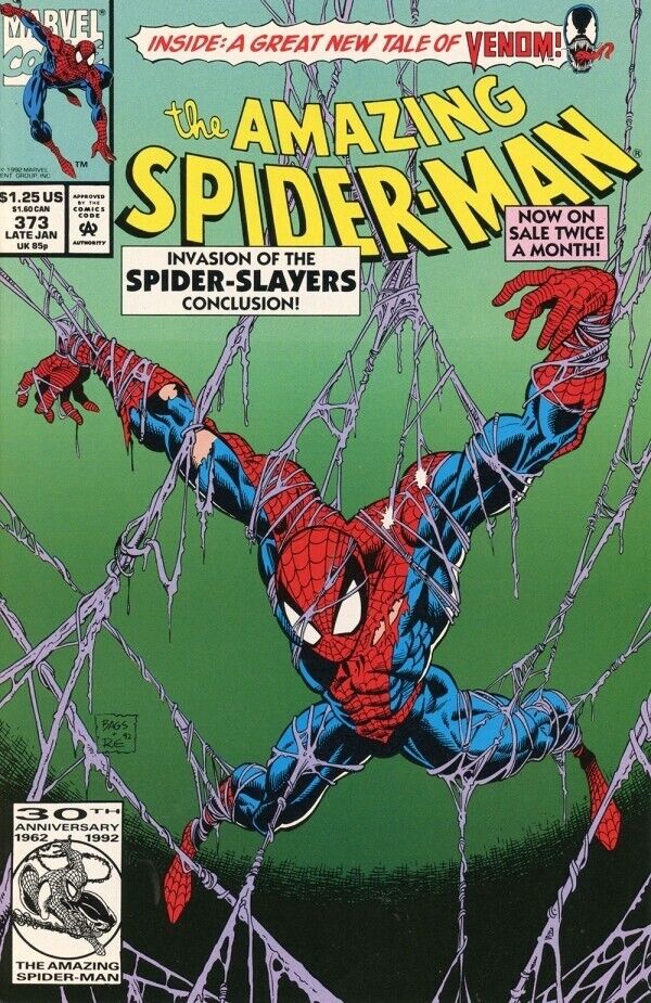 Marvel Comics Amazing Spider-man #372 Modern Age 1993 Spider Slayers Black Cat