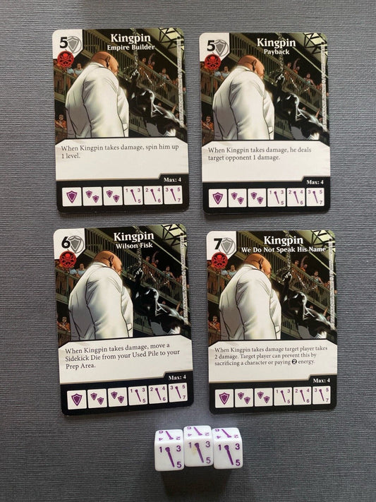 Wizkids Marvel Dice Masters Amazing Spider-man Kingpin Set +3 dice