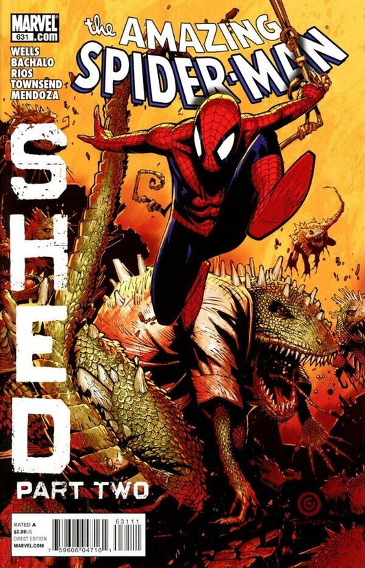 Marvel Comics Amazing Spider-man #631 Modern Age 2010 Shed