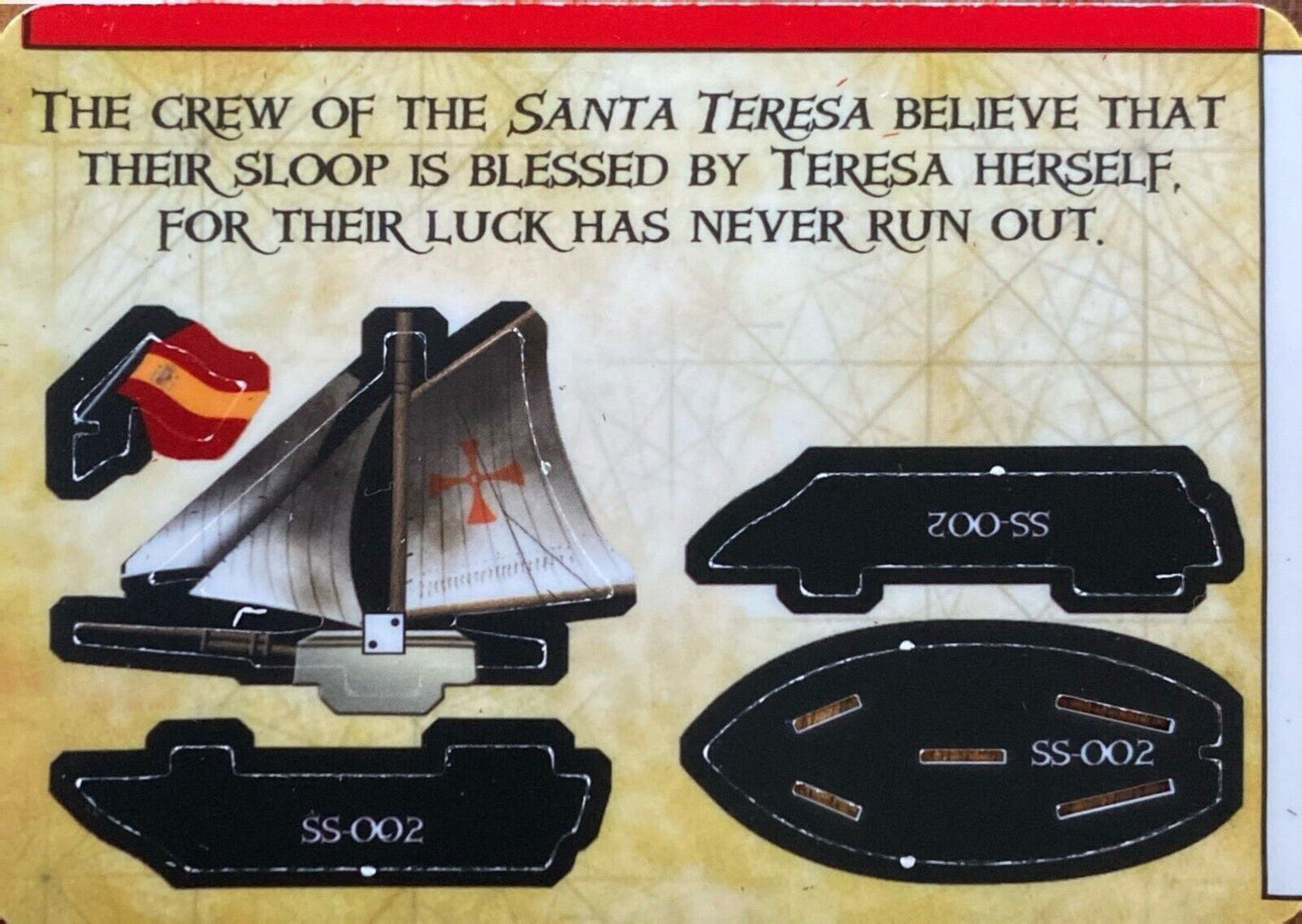 WizKids Pirates CSG of the Spanish Main SS-002 Santa Teresa