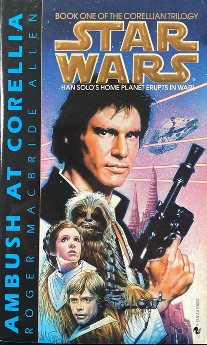 Star Wars: The Corellian Trilogy by Roger MacBride Allen Bantam Paperback