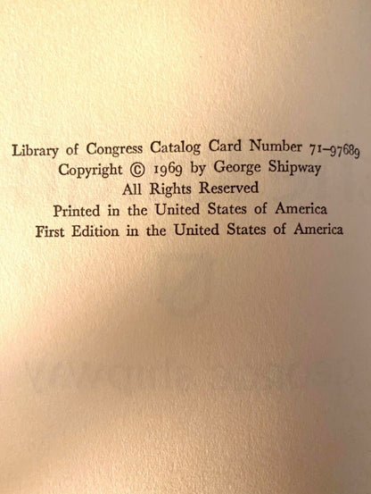 The Knight (of Anarchy) by George Shipway 1970 Doubleday Hardcover