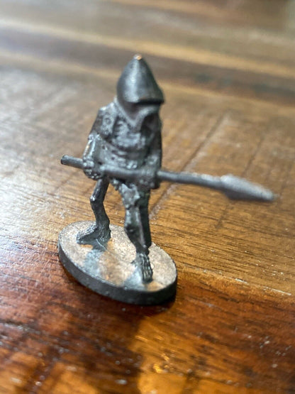 Royal Guardsman of the Undead Legion w/Spear TTRPG Pewter Mini 1985 D&D