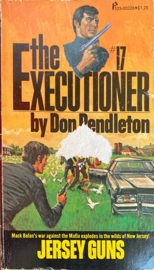 Jersey Guns by Don Pendleton 1974 Pinnacle Paperback Executioner #17