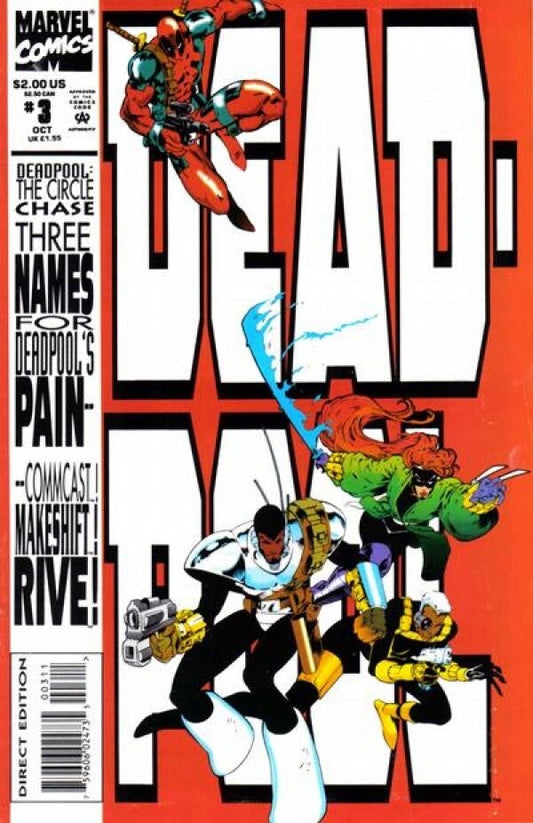 Marvel Comics Deadpool: The Circle Chase #3 Modern Age 1993