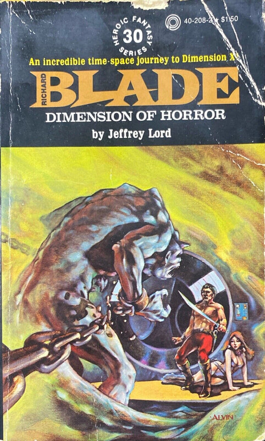 Richard Blade #30 Dimension of Horrors by Jeffrey Lord 1979 Pinnacle Paperback