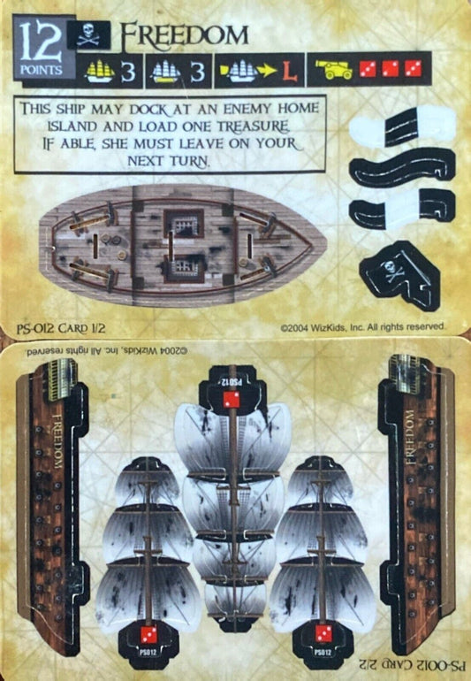 WizKids Pirates CSG of the Spanish Main PS-012 Freedom