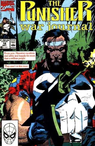 Marvel Comics Punisher War Journal #18 Copper Age 1990 Jim Lee