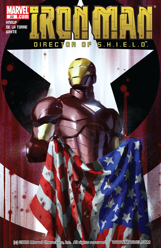 Marvel Comics Invincible Iron Man #22 Modern Age 2007 Director of S.H.I.E.L.D.