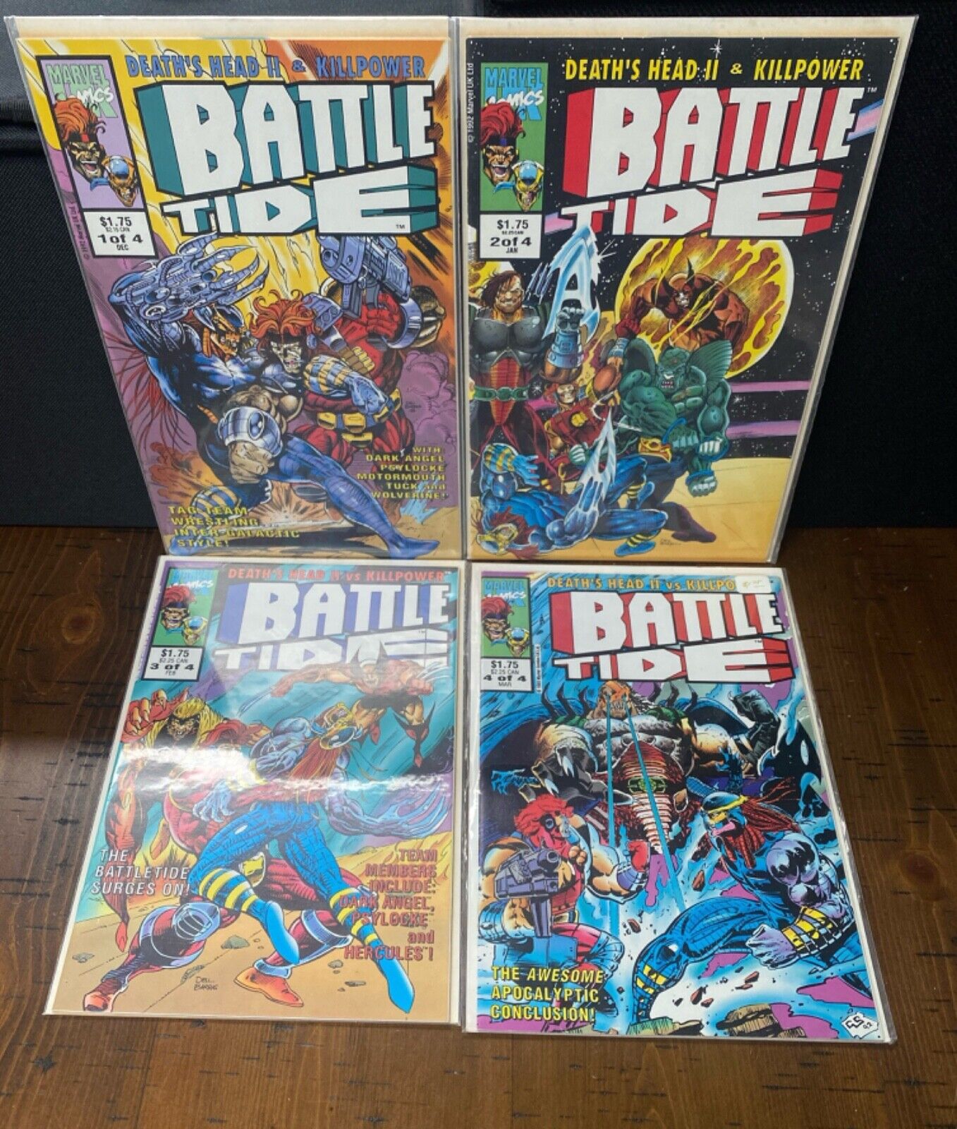 Marvel Comics UK BattleTide #1-4 Modern Age 1992-1993 Complete