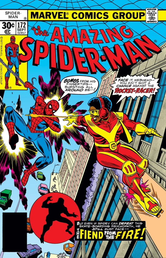 Marvel Comics Amazing Spider-man #172 Bronze Age 1977 Rocket Racer