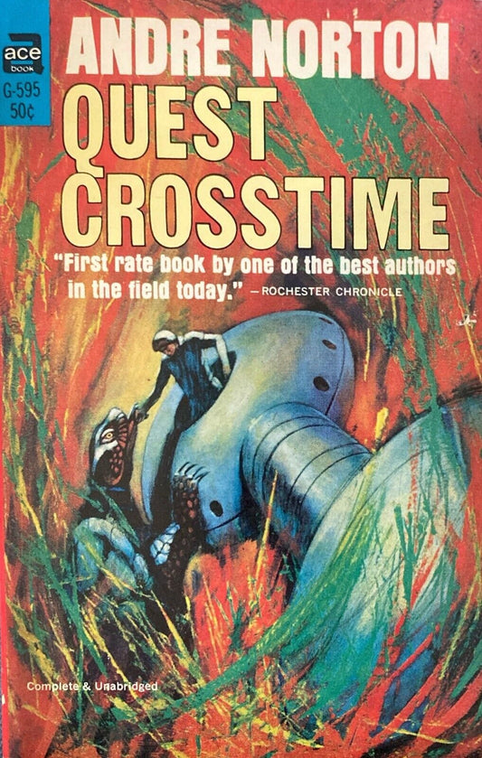 Quest Crosstime by Andre Norton 1965 Ace G-595 Paperback