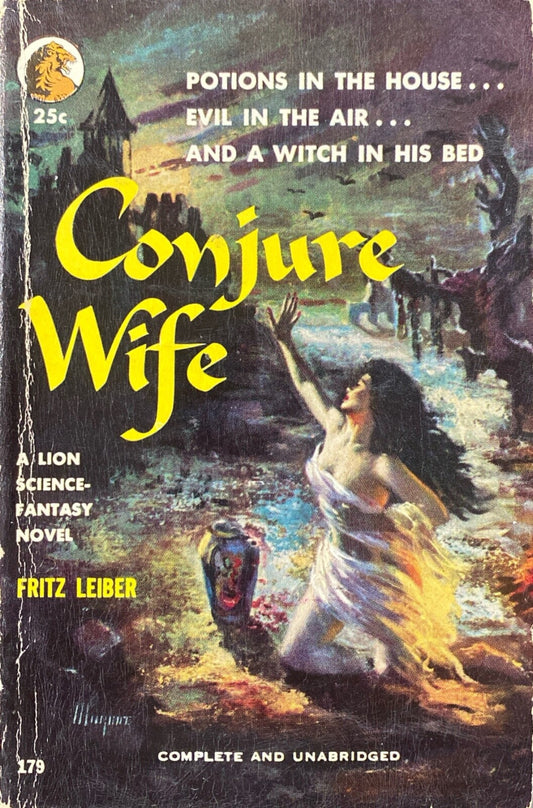 Conjure Wife by Fritz Leiber 1953 Lion 179 Paperback