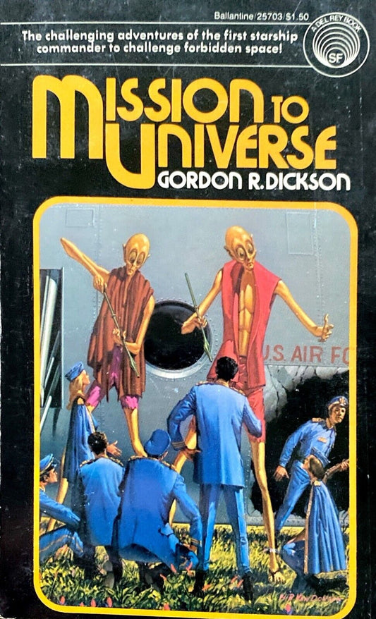 Mission to Universe by Gordon R. Dickson 1977 Ballantine Del Rey 25703 Paperback