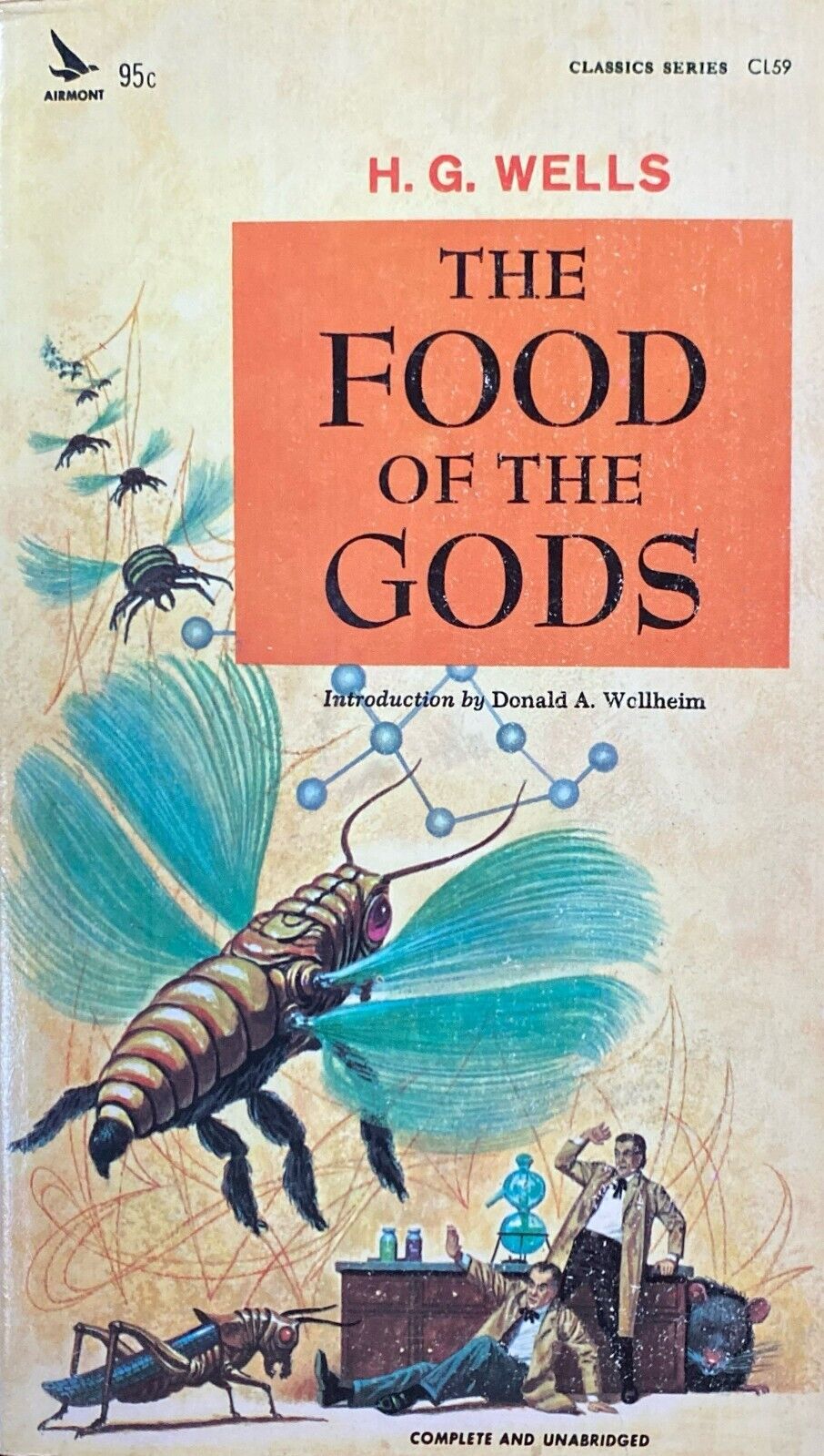 The Food of the Gods by H.G. Wells 1965 Airmont Paperback