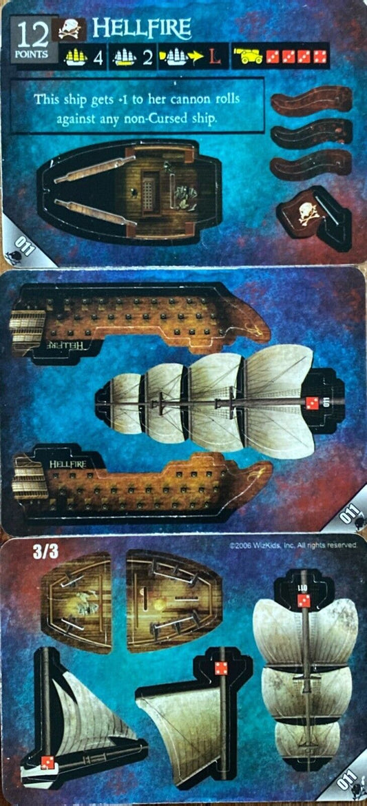 WizKids Pirates CSG of Davy Jones' Curse 011 Hellfire