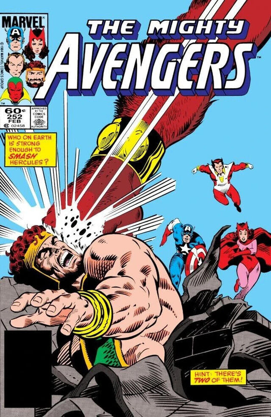 Marvel Comics Avengers #252 Copper Age 1985
