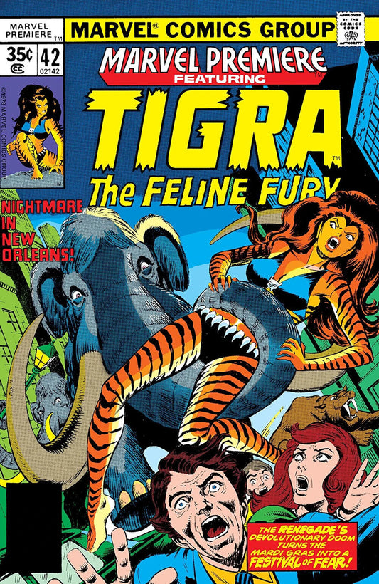 Marvel Comics Marvel Premiere #42 Bronze Age 1978 Tigra