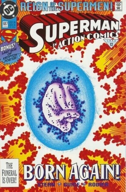 DC Comics Action Comics #687 Modern Age 1993 Superman
