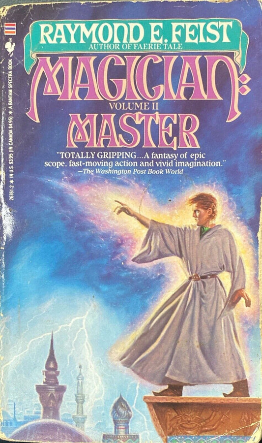 Magician: Master by Raymond E. Feist 1988 Bantam Spectra Paperback Riftwar