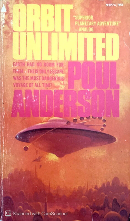 Orbit Unlimited by Poul Anderson 1974 Pyramid N3274 Paperback