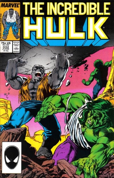 Marvel Comics Incredible Hulk #332 Copper Age 1987