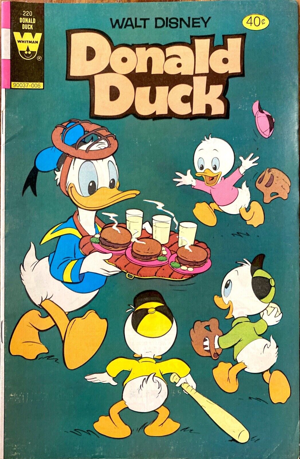 Whitman Comic Donald Duck #220 Bronze Age 1980 Walt Disney