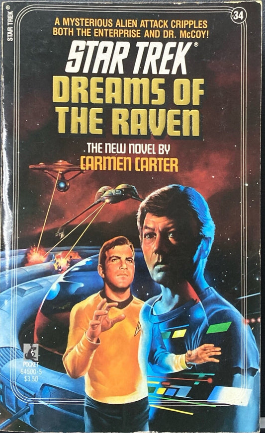 Star Trek #34: Dreams of the Raven by Carmen Carter 1987 Pocket Paperback