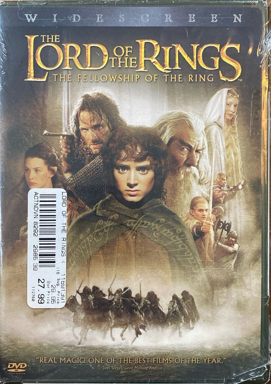 The Lord of the Rings: The Fellowship of the Ring DVD NEW SEALED Widescreen