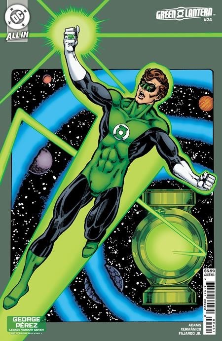 DC Comics Green Lantern #24 Cover D George Perez Legacy Variant Modern Age 2025