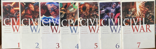 Marvel Comics Civil War #1-7 Modern Age 2015 Complete